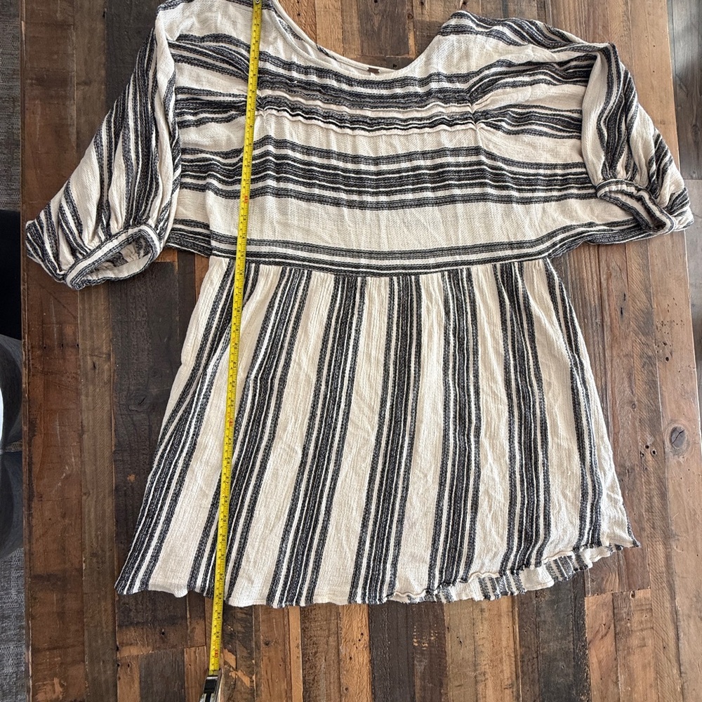 Free People Balloon Sleeve Mini Dress